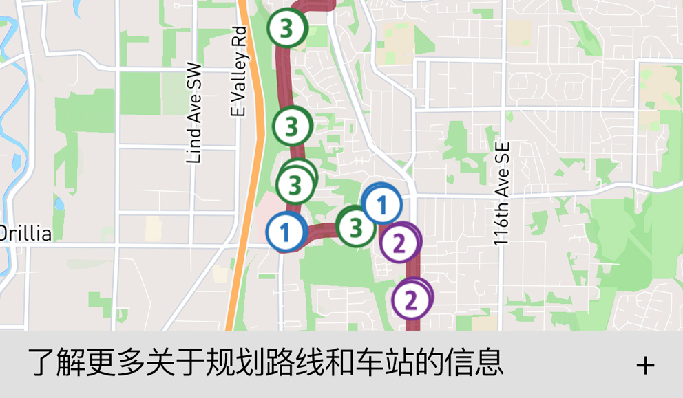 交互式车站设施地图